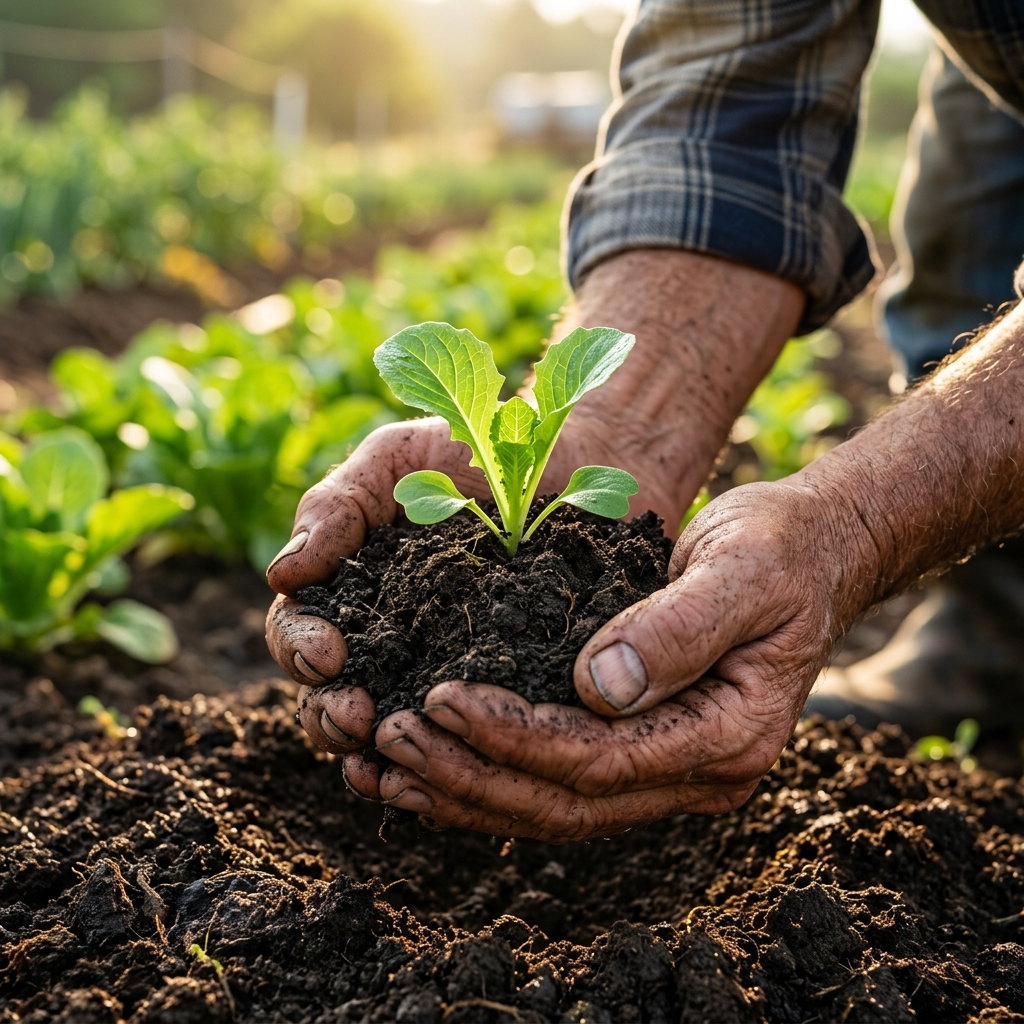 Hands in Soil